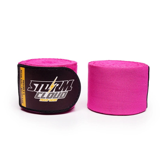 StormCloud HWX-R PREMIUM boxing bandage wraps 4.5 m - pink