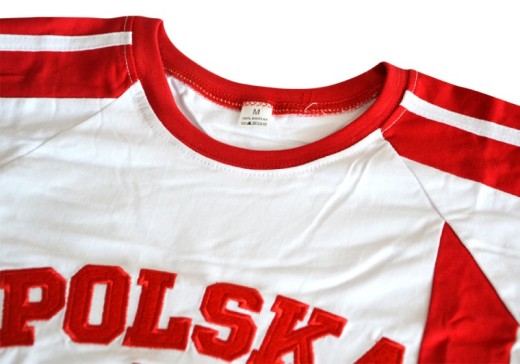 Koszulka Patriotyczna "Polska - Godło" L - biała