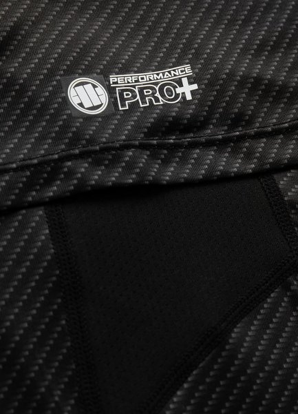 Koszulka treningowa Mesh PIT BULL  Performance "Carbon Small Logo" - czarna