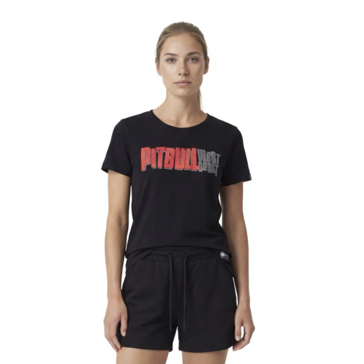PIT BULL "REBEL BORN" Women's T-shirt - Black