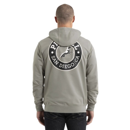 PIT BULL "SAN DIEGO CA" Zip-Up Hoodie - Sage