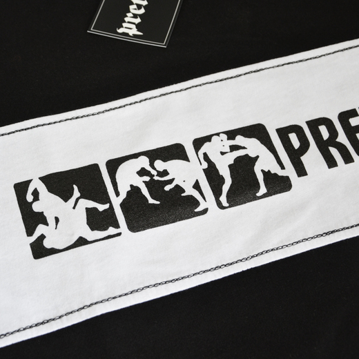 Koszulka panelowa Pretorian "Fight Division" - czarna