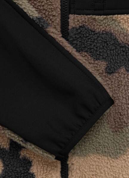 Bluza polarowa rozpinana PIT BYULL "JOYNER" - woodland camo
