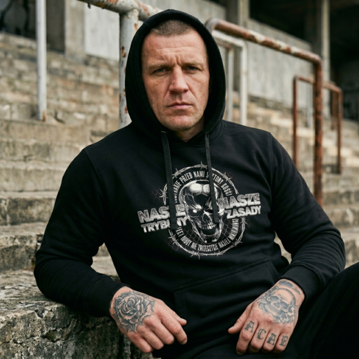 Bluza z kapturem Extreme Adrenaline "Nasze trybuny, nasze zasady"
