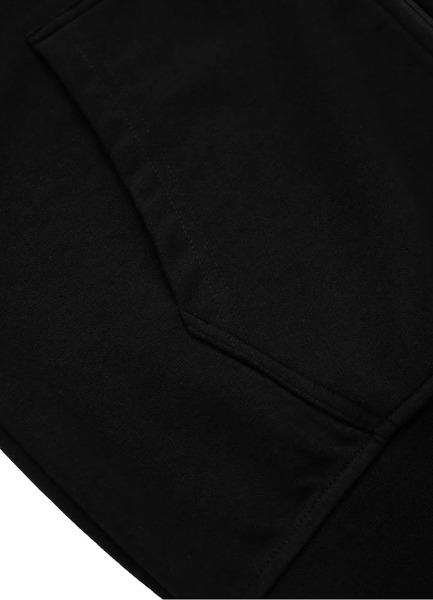 Bluza z kapturem rozpinana PIT BULL Tricot Terry "Jarvis" '23 - czarna