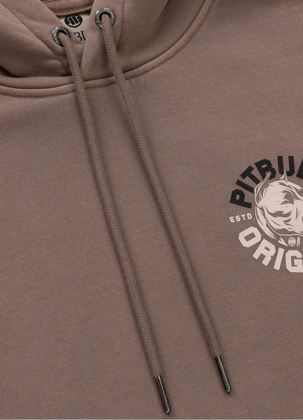 Bluza męska z kapturem PIT BULL DOG SD - bordowa