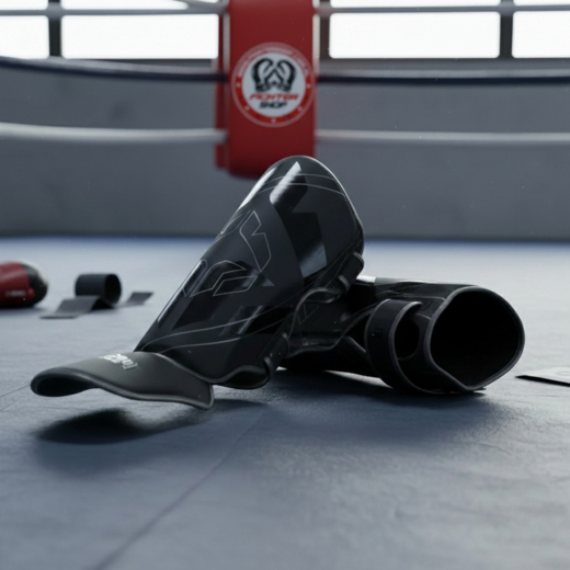 Lekkie Ochraniacze na piszczele Ground Game "Logo 3.0 Shadow"