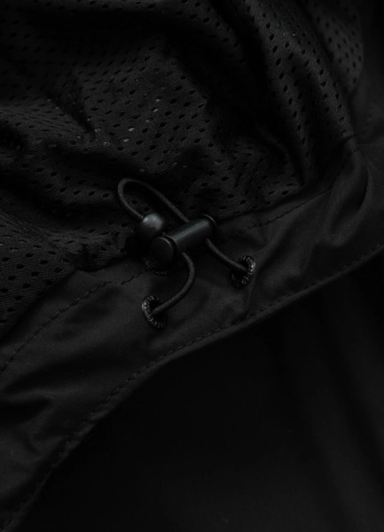 Kurtka przejściowa męska z kapturem PIT BULL "2 Color Longwood" - czarny/off-white/szary