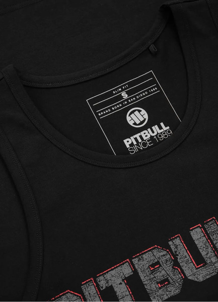 Tank Top koszulka  PIT BULL "Dog 89" - czarny