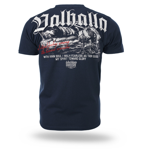 Koszulka T-shirt Dobermans Aggressive "VALHALLA III TS400" - granatowa