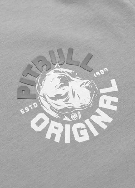 Koszulka męska PIT BULL "DOG SD" - szary
