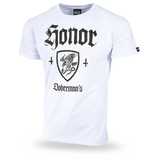 Koszulka T-shirt Dobermans Aggressive "Honor TS301B" - biała