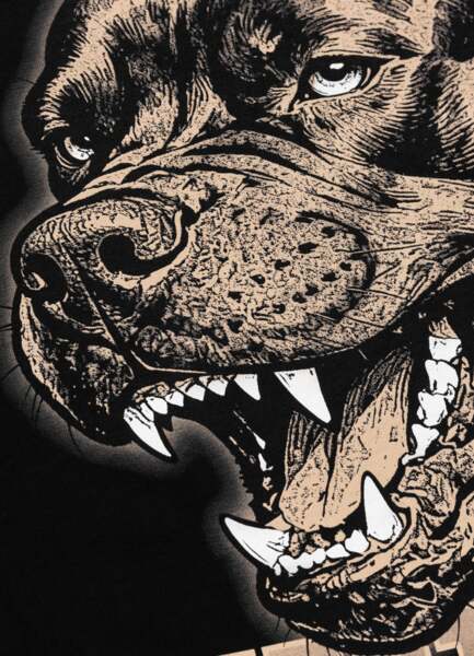 PIT BULL "BEST COAST" Men's T-Shirt - Black