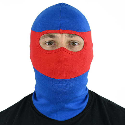Extreme Adrenaline balaclava blue, red and blue