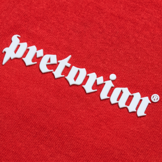 Koszulka Pretorian Ringer "Logo" 3D - czerwona