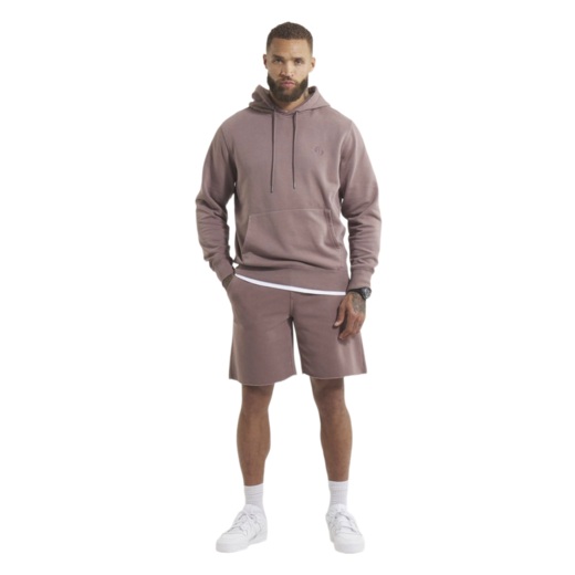 Men's sweat shorts WASHED PIT BULL "LANCASTER II" - burgundy