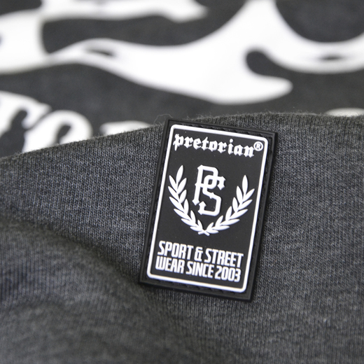Raglan sweatshirt Pretorian "Public Enemy" - graphite