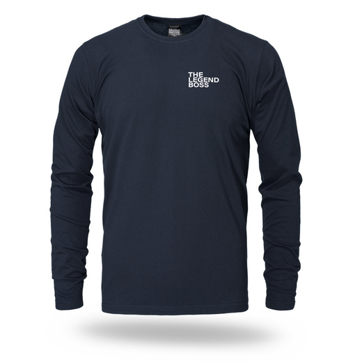 Longsleeve Dobermans Aggressive "THE LEGEND BOSS" LS382 - granatowy
