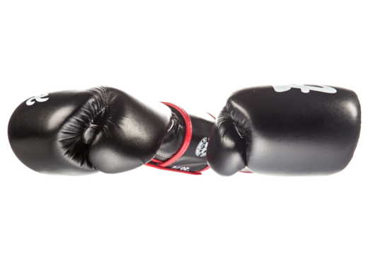 Boxing gloves FAIRTEX FAIRTEX BGV14 (black / red piping) "Microfiber"