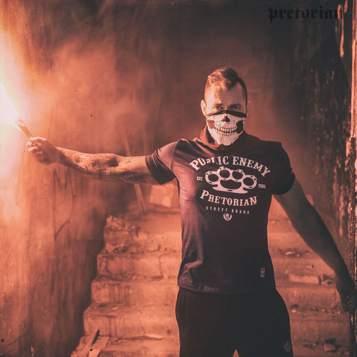  Koszulka Pretorian "Public Enemy" - czarna