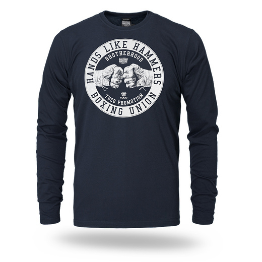 Longsleeve Dobermans Aggressive "BOXING UNION" LS385 - granatowy
