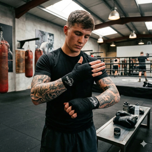 Bandaże bokserskie owijki Cohortes 3m - czarne