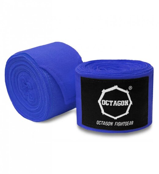 Octagon boxing bandages wraps 5 m - dark blue