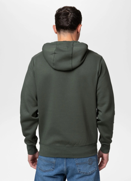 Bluza męska z kapturem PIT BULL "SAMPSON" - zielony