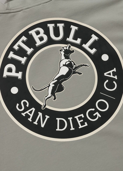 PIT BULL "SAN DIEGO CA" Zip-Up Hoodie - Sage