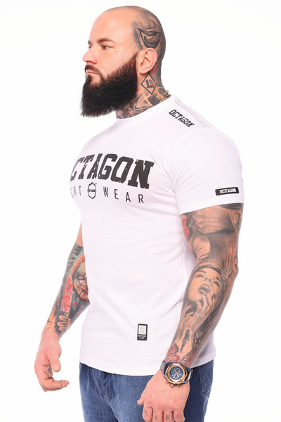 Koszulka T-shirt Octagon Fight Wear OCTAGON - biały