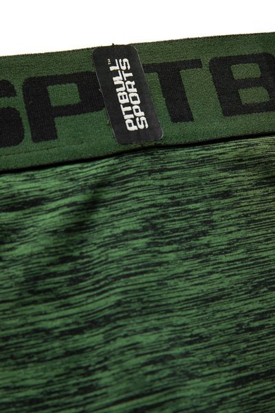 Leginsy PIT BULL Performance "Small Logo" - oliwkowe