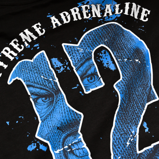 Bluza z kapturem Extreme Adrenaline "12 Player" - niebieski