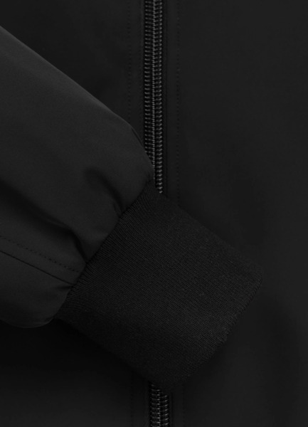 Kurtka zimowa z kapturem PIT BULL "YORK" - czarny