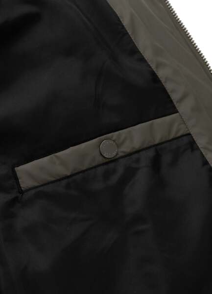 Kurtka zimowa męska z kapturem PIT BULL "GOPHER" - oliwkowy