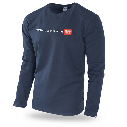 Longsleeve Dobermans Aggressive "Dobermans Brotherhood" LS333 - granatowy