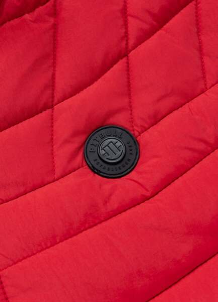Kurtka zimowa PIT BULL pikowana "NAYLOR" - czerwony