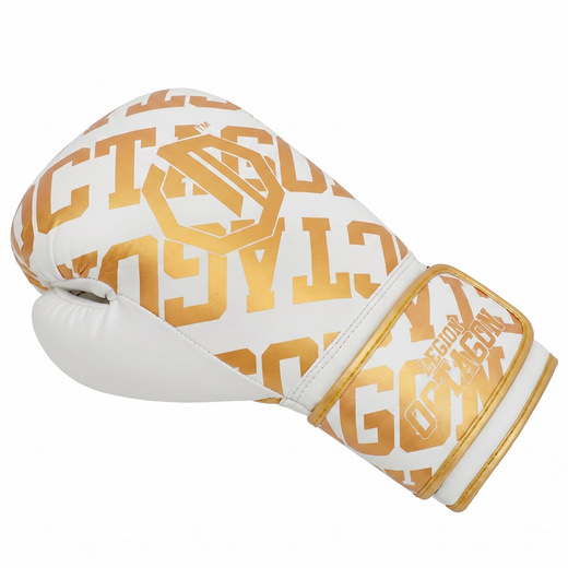 Legion Octagon Eclipse Boxing Gloves white/gold