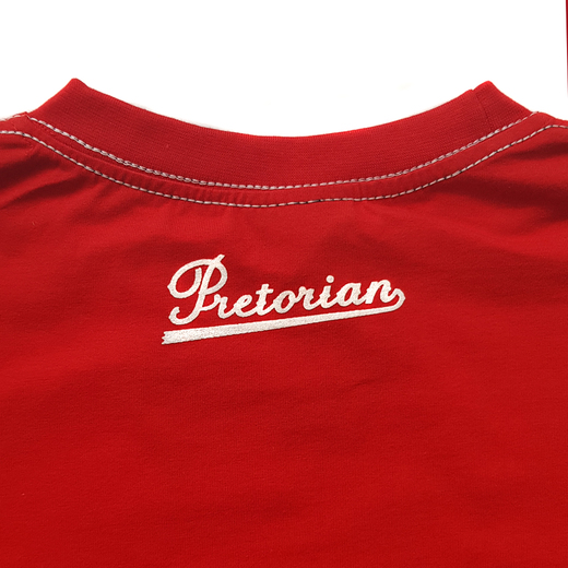 T-shirt Pretorian "Run motherf*:)ker!" - red