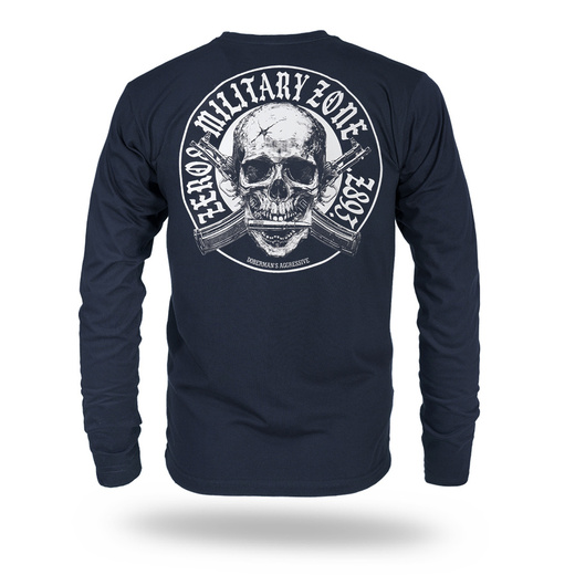Longsleeve Dobermans Aggressive "MILITARY-ZONE" LS408 - granatowy