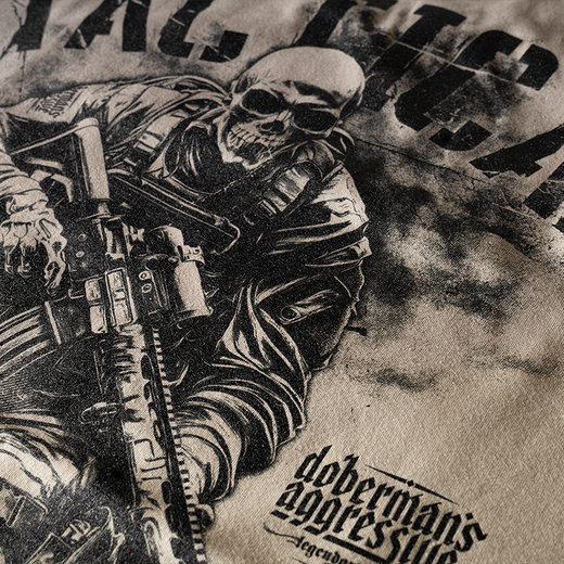 Bluza rozpinana Dobermans Aggressive "TACTICAL SOLDIER BCZ394" - szara