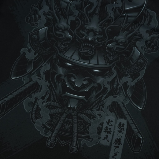 Rashguard GROUND GAME "SAMURAI SHADOW" krótki rękaw
