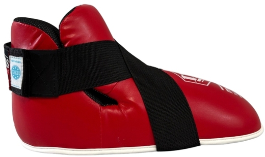 MASTERS OSPU-1W KIDS Foot Protectors (WAKO APPROVED) - Red