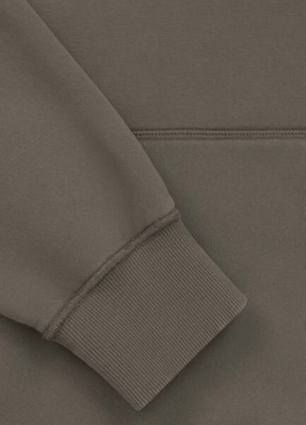 Bluza z kapturem PIT BULL Washed "ORLANDO" - oliwkowy