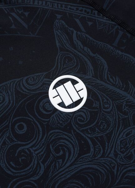 Men's PIT BULL "WORLD" Rashguard Shortsleeve - Black