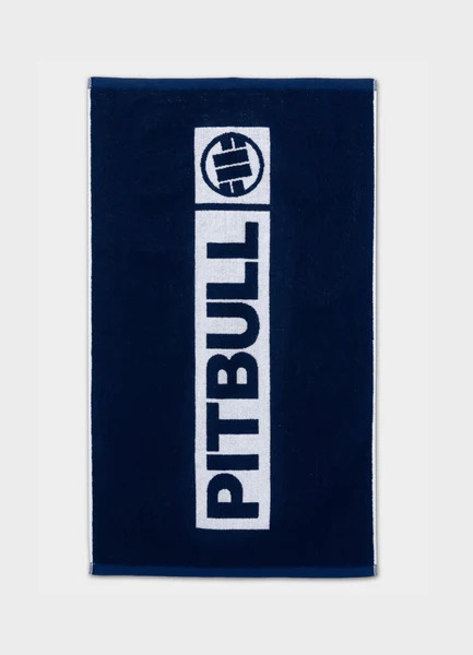PIT BULL &quot;Gym HILLTOP&quot; Bath Towel - Navy Blue/White