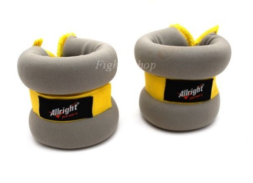 Allright 2x0.5kg weights for wrists and ankles