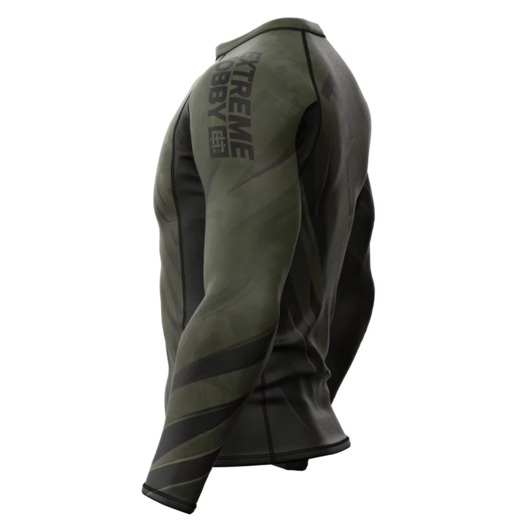 Longsleeve rashguard męski Extreme Hobby | POLSKA ULTIMATE - khaki