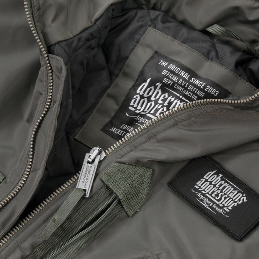 Dobermans Aggressive &quot;Offensive KU202&quot; winter jacket - khaki