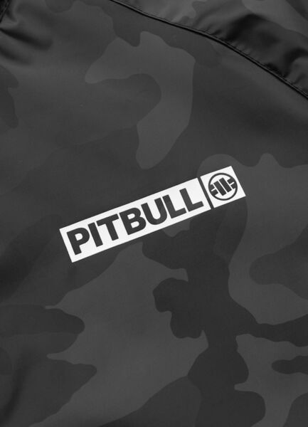 Kurtka przejściowa PIT BULL "Athletic Logo II" - all black camo