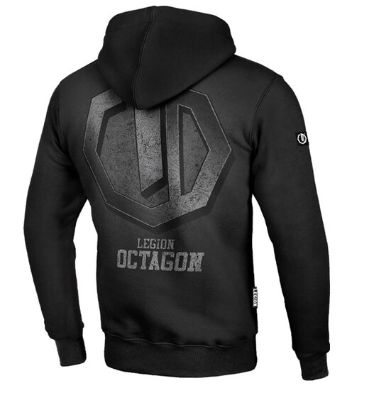 Bluza Legion Octagon Conquest z kapturem - czarna